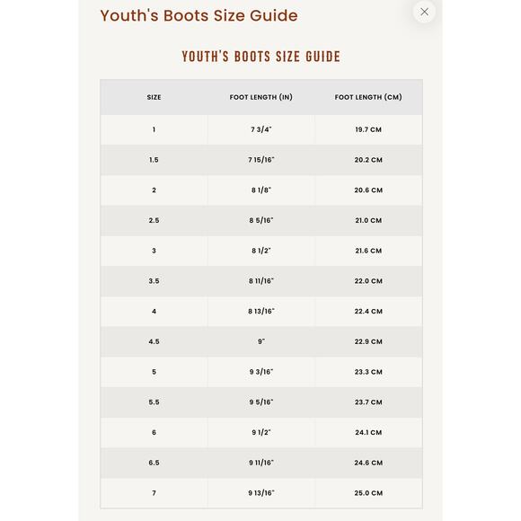 Smoky Mountain Youth Unisex Riley Leather Brown/Pink Boots, Size 7Y, EUC - Picture 10 of 10